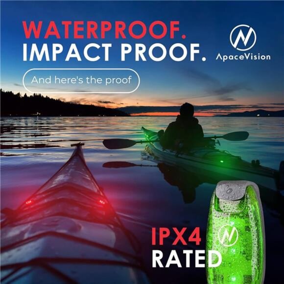 LED Safety Light (2 Pack) - Clip On Strobe/Running Lights for Runners, Dog, Bike - Picture 6 of 7